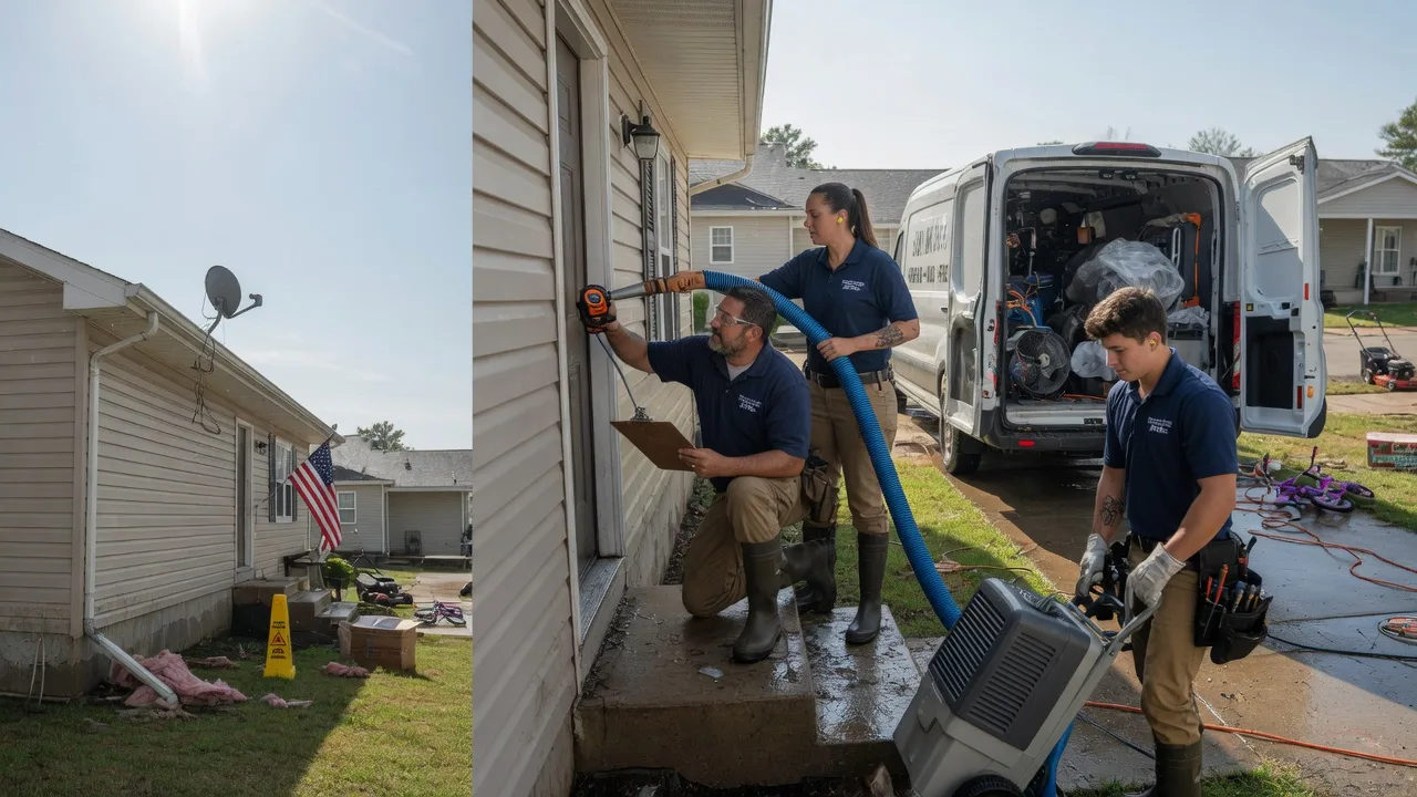 Ceiling Water Damage Restoration in Ivesdale, IL near me